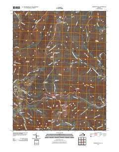 Thornton Gap Virginia Historical topographic map, 1:24000 scale, 7.5 X 7.5 Minute, Year 2011