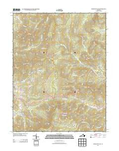 Thornton Gap Virginia Historical topographic map, 1:24000 scale, 7.5 X 7.5 Minute, Year 2013