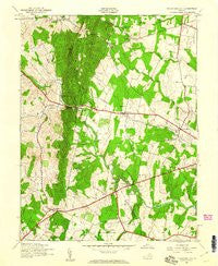 Thorofare Gap Virginia Historical topographic map, 1:24000 scale, 7.5 X 7.5 Minute, Year 1943