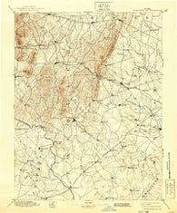 Thorofare Gap Virginia Historical topographic map, 1:125000 scale, 30 X 30 Minute, Year 1894