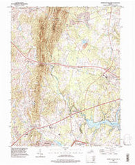 Thoroughfare Gap Virginia Historical topographic map, 1:24000 scale, 7.5 X 7.5 Minute, Year 1994