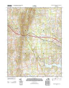 Thoroughfare Gap Virginia Historical topographic map, 1:24000 scale, 7.5 X 7.5 Minute, Year 2013
