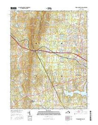 Thoroughfare Gap Virginia Current topographic map, 1:24000 scale, 7.5 X 7.5 Minute, Year 2016