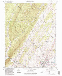 Timberville Virginia Historical topographic map, 1:24000 scale, 7.5 X 7.5 Minute, Year 1994