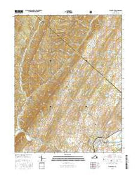 Timberville Virginia Current topographic map, 1:24000 scale, 7.5 X 7.5 Minute, Year 2016