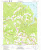 Toano Virginia Historical topographic map, 1:24000 scale, 7.5 X 7.5 Minute, Year 1965