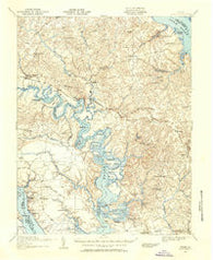 Toano Virginia Historical topographic map, 1:62500 scale, 15 X 15 Minute, Year 1917