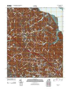 Toano Virginia Historical topographic map, 1:24000 scale, 7.5 X 7.5 Minute, Year 2011