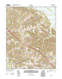 Toano Virginia Historical topographic map, 1:24000 scale, 7.5 X 7.5 Minute, Year 2013