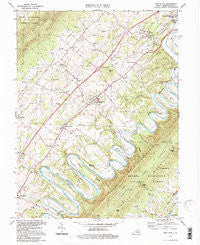 Toms Brook Virginia Historical topographic map, 1:24000 scale, 7.5 X 7.5 Minute, Year 1994