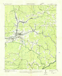Toms Creek Virginia Historical topographic map, 1:24000 scale, 7.5 X 7.5 Minute, Year 1935