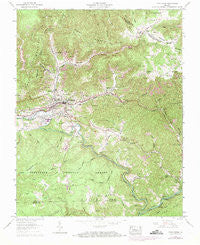 Toms Creek Virginia Historical topographic map, 1:24000 scale, 7.5 X 7.5 Minute, Year 1957