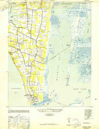 Townsend Virginia Historical topographic map, 1:24000 scale, 7.5 X 7.5 Minute, Year 1943