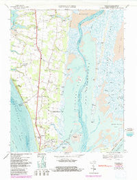 Townsend Virginia Historical topographic map, 1:24000 scale, 7.5 X 7.5 Minute, Year 1968