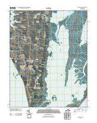 Townsend Virginia Historical topographic map, 1:24000 scale, 7.5 X 7.5 Minute, Year 2011
