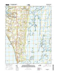 Townsend Virginia Current topographic map, 1:24000 scale, 7.5 X 7.5 Minute, Year 2016