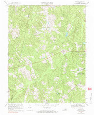 Trenholm Virginia Historical topographic map, 1:24000 scale, 7.5 X 7.5 Minute, Year 1969