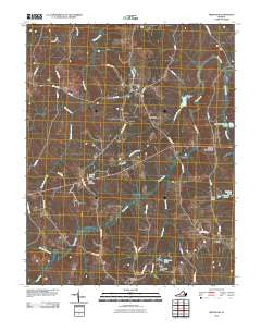 Trenholm Virginia Historical topographic map, 1:24000 scale, 7.5 X 7.5 Minute, Year 2010