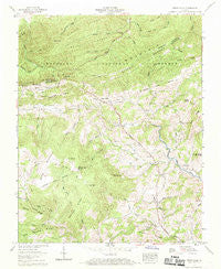 Trout Dale Virginia Historical topographic map, 1:24000 scale, 7.5 X 7.5 Minute, Year 1959