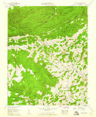 Trout Dale Virginia Historical topographic map, 1:24000 scale, 7.5 X 7.5 Minute, Year 1959