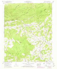 Trout Dale Virginia Historical topographic map, 1:24000 scale, 7.5 X 7.5 Minute, Year 1959