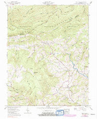 Trout Dale Virginia Historical topographic map, 1:24000 scale, 7.5 X 7.5 Minute, Year 1959