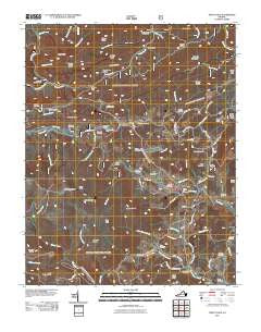 Trout Dale Virginia Historical topographic map, 1:24000 scale, 7.5 X 7.5 Minute, Year 2011