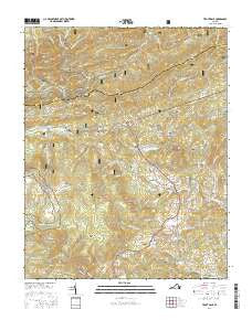 Trout Dale Virginia Current topographic map, 1:24000 scale, 7.5 X 7.5 Minute, Year 2016