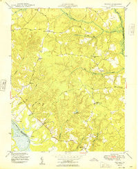 Truhart Virginia Historical topographic map, 1:24000 scale, 7.5 X 7.5 Minute, Year 1949