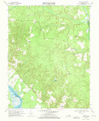 Truhart Virginia Historical topographic map, 1:24000 scale, 7.5 X 7.5 Minute, Year 1968
