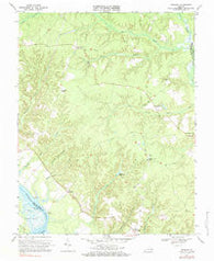 Truhart Virginia Historical topographic map, 1:24000 scale, 7.5 X 7.5 Minute, Year 1970