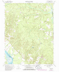 Truhart Virginia Historical topographic map, 1:24000 scale, 7.5 X 7.5 Minute, Year 1968