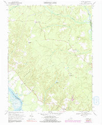 Truhart Virginia Historical topographic map, 1:24000 scale, 7.5 X 7.5 Minute, Year 1970