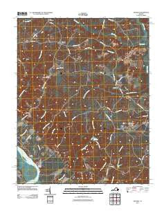 Truhart Virginia Historical topographic map, 1:24000 scale, 7.5 X 7.5 Minute, Year 2011