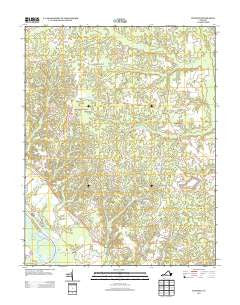 Truhart Virginia Historical topographic map, 1:24000 scale, 7.5 X 7.5 Minute, Year 2013