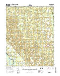 Truhart Virginia Current topographic map, 1:24000 scale, 7.5 X 7.5 Minute, Year 2016