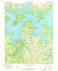 Tungsten North Carolina Historical topographic map, 1:24000 scale, 7.5 X 7.5 Minute, Year 1968