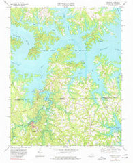 Tungsten North Carolina Historical topographic map, 1:24000 scale, 7.5 X 7.5 Minute, Year 1968