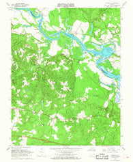 Tunstall Virginia Historical topographic map, 1:24000 scale, 7.5 X 7.5 Minute, Year 1966