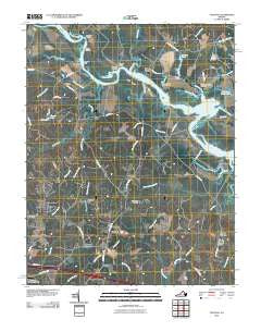 Tunstall Virginia Historical topographic map, 1:24000 scale, 7.5 X 7.5 Minute, Year 2010