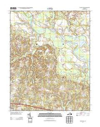 Tunstall Virginia Historical topographic map, 1:24000 scale, 7.5 X 7.5 Minute, Year 2013