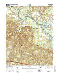 Tunstall Virginia Current topographic map, 1:24000 scale, 7.5 X 7.5 Minute, Year 2016