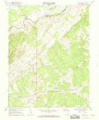 Unionville Virginia Historical topographic map, 1:24000 scale, 7.5 X 7.5 Minute, Year 1968