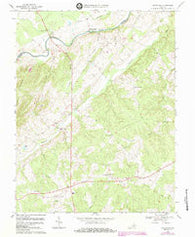 Unionville Virginia Historical topographic map, 1:24000 scale, 7.5 X 7.5 Minute, Year 1968