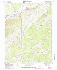 Unionville Virginia Historical topographic map, 1:24000 scale, 7.5 X 7.5 Minute, Year 1968