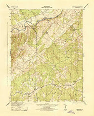 Unionville Virginia Historical topographic map, 1:31680 scale, 7.5 X 7.5 Minute, Year 1944