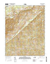Unionville Virginia Current topographic map, 1:24000 scale, 7.5 X 7.5 Minute, Year 2016