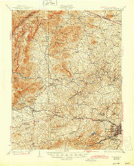 University Virginia Historical topographic map, 1:62500 scale, 15 X 15 Minute, Year 1931