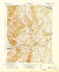 Upperville Virginia Historical topographic map, 1:31680 scale, 7.5 X 7.5 Minute, Year 1944