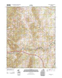 Upperville Virginia Historical topographic map, 1:24000 scale, 7.5 X 7.5 Minute, Year 2013